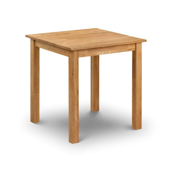 Coxmoor 4 Seater Square Dining Table, Solid Oak
