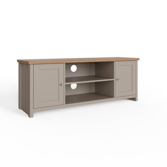 Lancaster TV Unit, Grey and Oak for TVs up to 55"