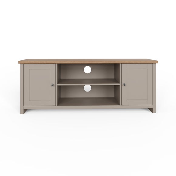 Lancaster TV Unit, Grey and Oak for TVs up to 55"