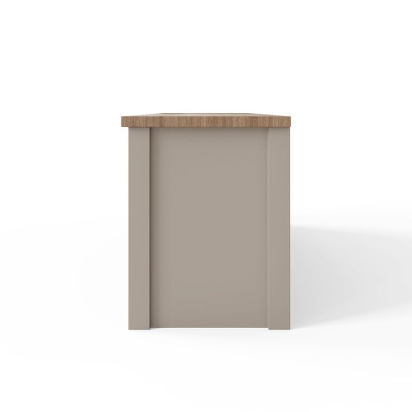 Lancaster TV Unit, Grey and Oak for TVs up to 55"