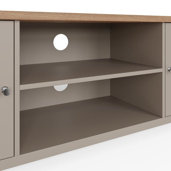 Lancaster TV Unit, Grey and Oak for TVs up to 55"