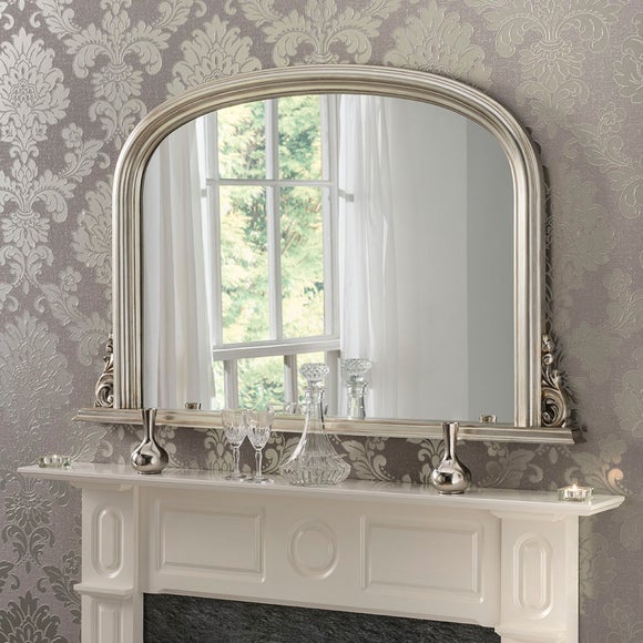Yearn Decorative Arched Overmantel Wall Mirror, product image 1
