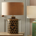 Pacific Lifestyle Honeycomb Table Lamp Black