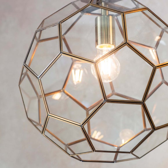 Vogue Hillier Gold Pentagon Pendant Light