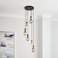 Verne Glass 6 Light Cluster Ceiling Light