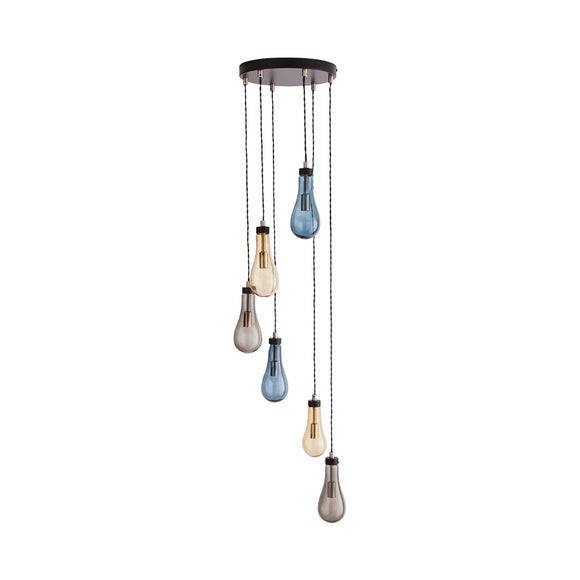 Verne Glass 6 Light Cluster Ceiling Light
