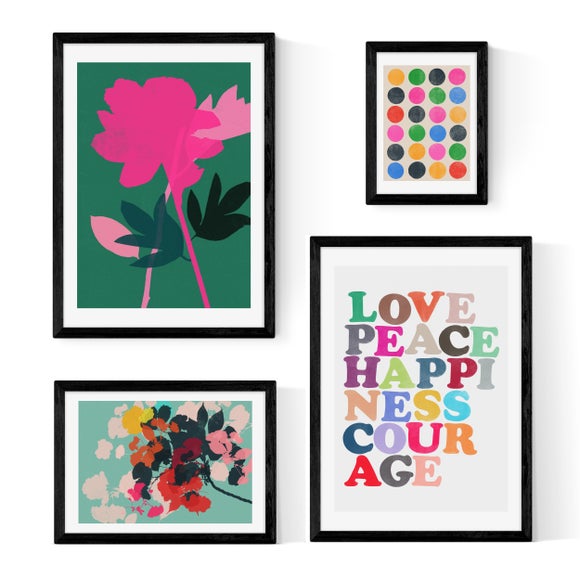 Set of 4 East End Prints Happiness Prints, product image 2