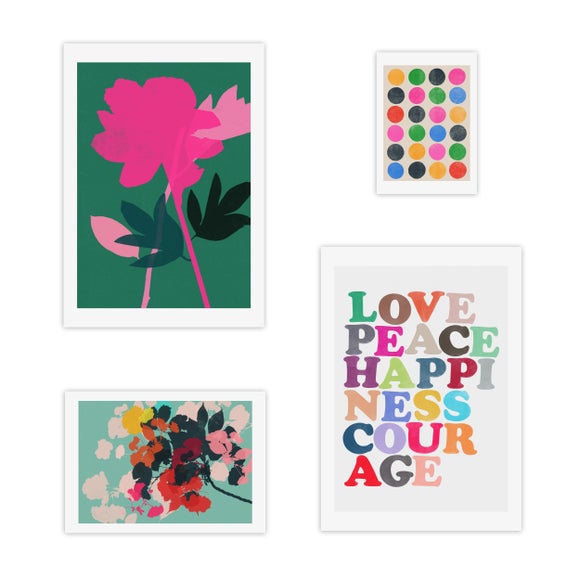 Set of 4 East End Prints Happiness Prints, product image 6