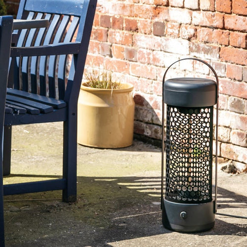 1200W Igenix Portable Outdoor Tower Heater Black
