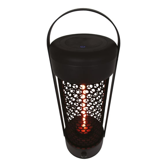1200W Igenix Portable Outdoor Tower Heater Black