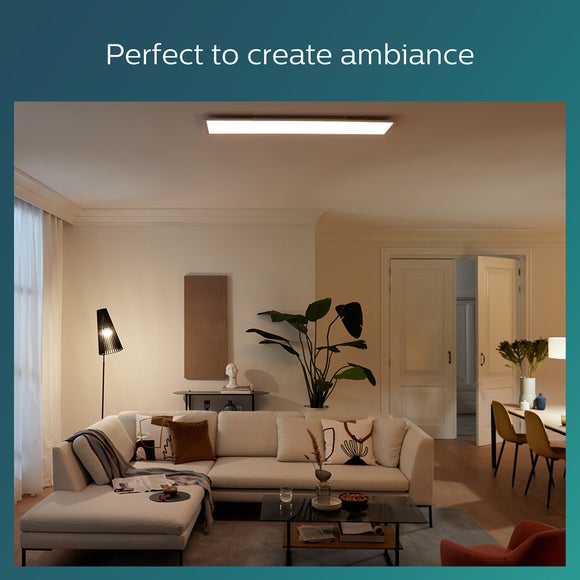 Philips Warm White Panel Integrated LED Flush Ceiling Light
