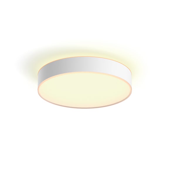 Philips HUE Devere Medium Smart LED Bathroom Flush Ceiling Light