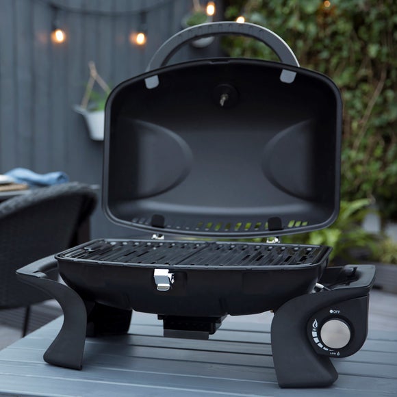 George Foreman Portable 1 Burner Gas BBQ