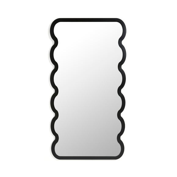 Ribbed Wavy Full Length Leaner Mirror, product image 6