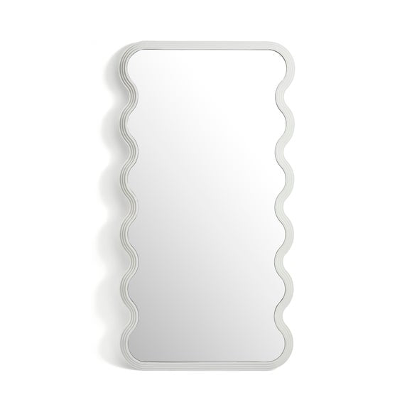 Ribbed Wavy Full Length Leaner Mirror, product image 3