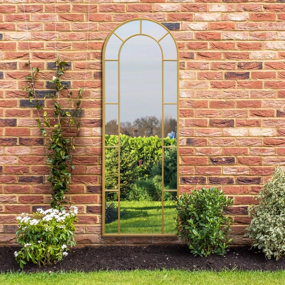 Arcus Denestra Arched Indoor Outdoor Full Length Wall Mirror, product image 2