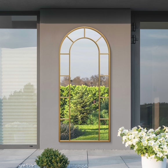Arcus Denestra Arched Indoor Outdoor Full Length Wall Mirror, product image 10