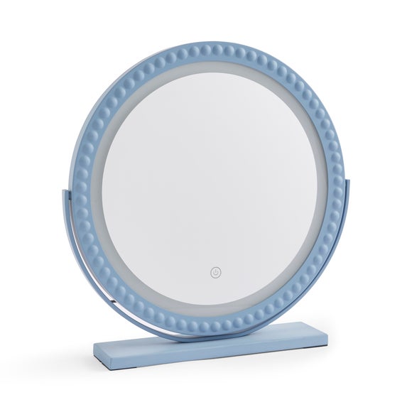 Bobbin Round Touch Dimmable Light Up Dressing Table Mirror