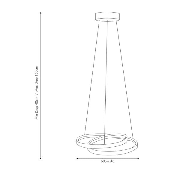 Neptune LED Ring Ceiling Light