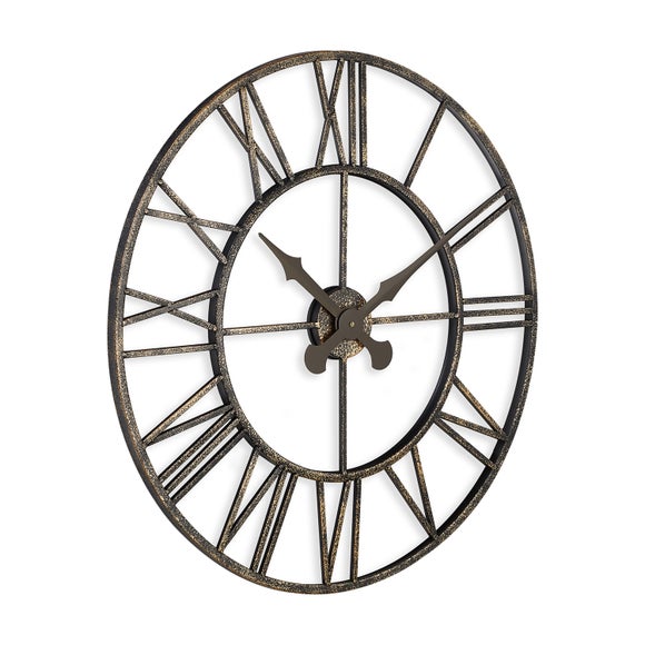 Vintage Skeleton Indoor Outdoor Wall Clock