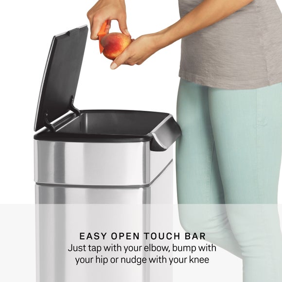 Simplehuman 40L Rectangular Touch-Bar Bin