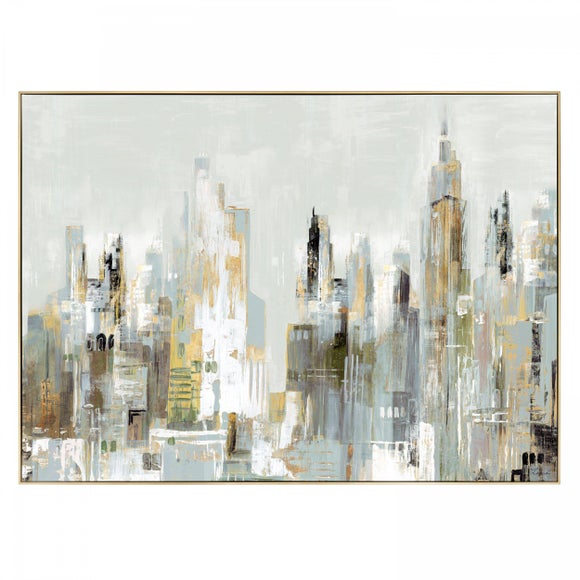 City Limits by Valeria Mravyan Framed Canvas