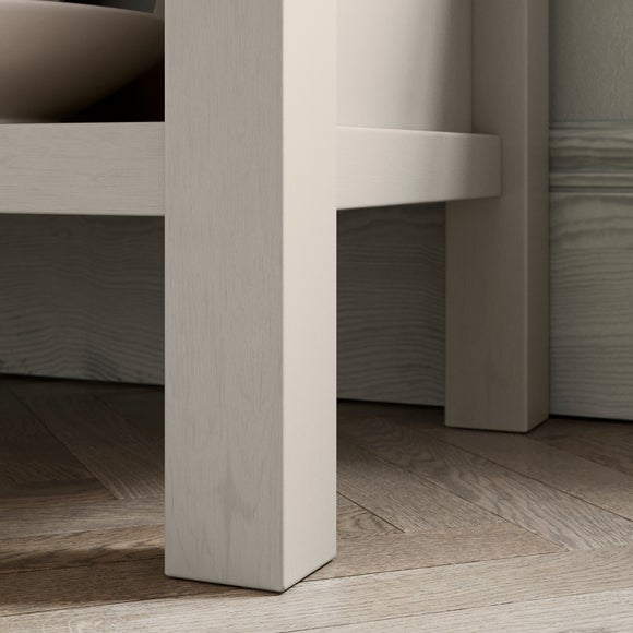 Olney Open Corner TV Unit for TVs up to 55", Stone