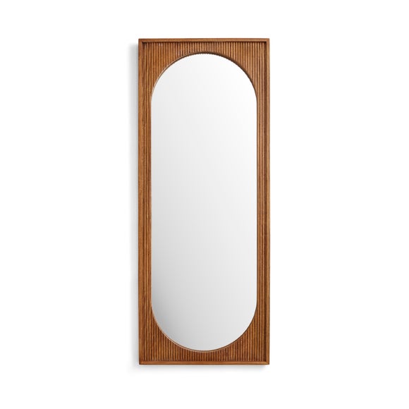 Khari Mango Wood Rectangle Full Length Leaner Mirror