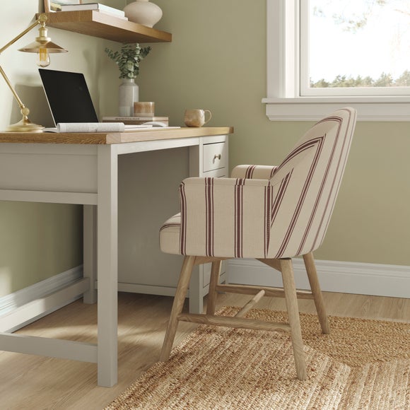 Petit Folkstone Stripe Swivel Office Chair