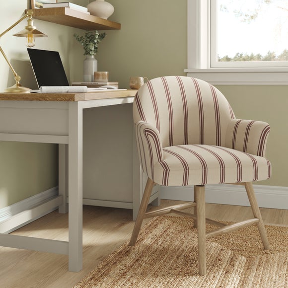 Petit Folkstone Stripe Swivel Office Chair