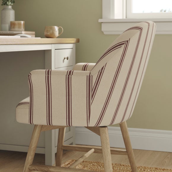 Petit Folkstone Stripe Swivel Office Chair