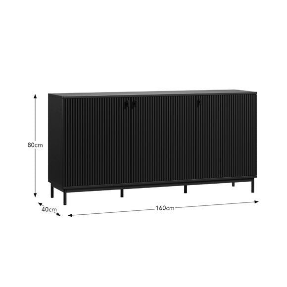 Elsie 3 Door Large Sideboard, product image 7