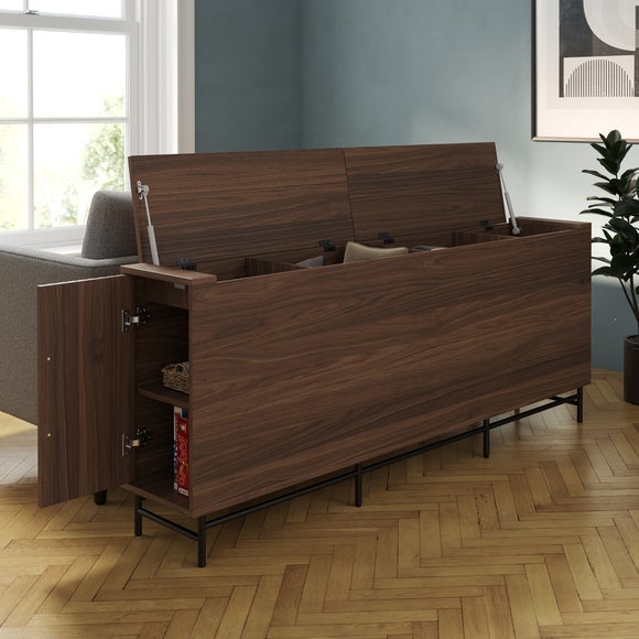Bryant Behind Sofa Storage Unit, Walnut Effect
