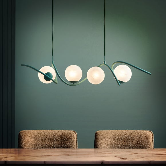 Wonder 4 Light Adjustable Diner Ceiling Light