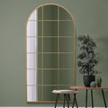 Arcus Arched Window Indoor Outdoor Full Length Wall Mirror, product image 1