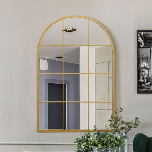 Arcus Arched Window Indoor Outdoor Full Length Wall Mirror, product image 5