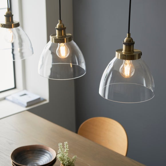 Vogue Tobermory Industrial 3 Light Adjustable Diner Light