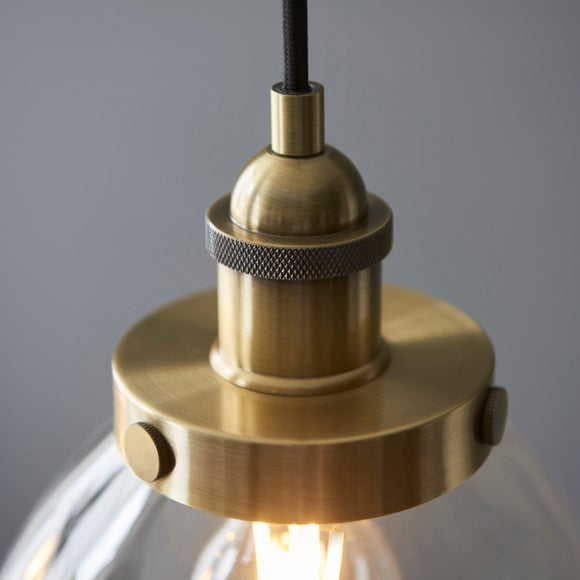 Vogue Tobermory Industrial 3 Light Adjustable Diner Light