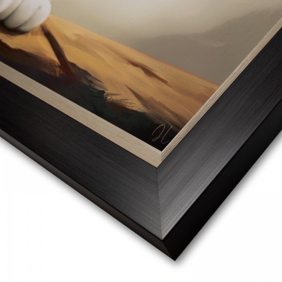 Cedar & Sage Happiness Is Framed Canvas