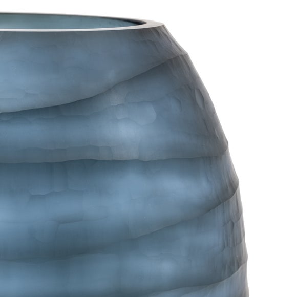 Sintra Hand Blown Carved Glass Vase, product image 14