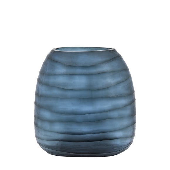 Sintra Hand Blown Carved Glass Vase, product image 16