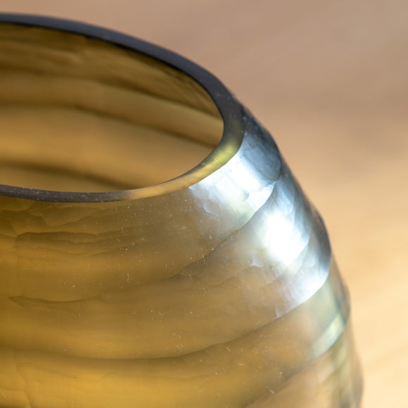 Sintra Hand Blown Carved Glass Vase, product image 18