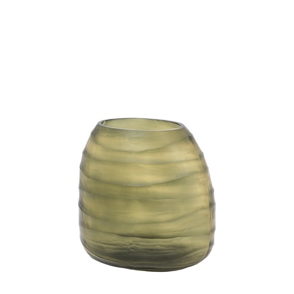 Sintra Hand Blown Carved Glass Vase, product image 20