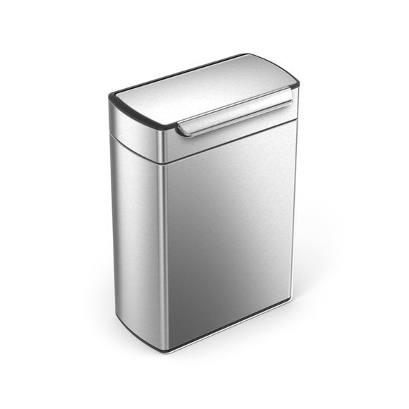 Simplehuman 2424L Stainless Steel Touch Bar Recycling Bin