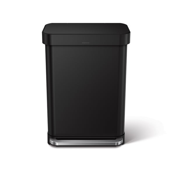 Simplehuman 55L Stainless Steel Rectangular Bin, product image 2
