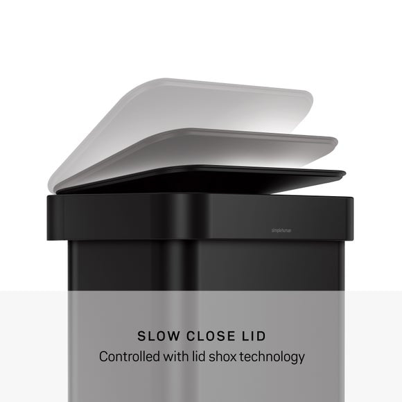 Simplehuman 55L Stainless Steel Rectangular Bin, product image 4