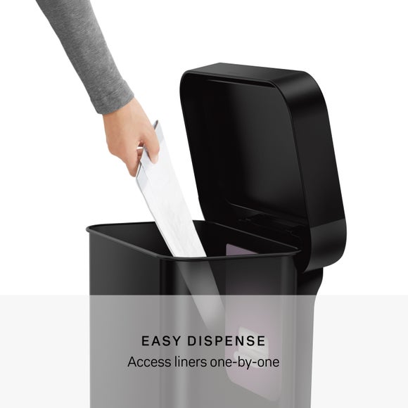 Simplehuman 55L Stainless Steel Rectangular Bin, product image 5