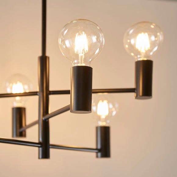 Return - Vogue Forsan 6 Light Semi Flush Ceiling Light