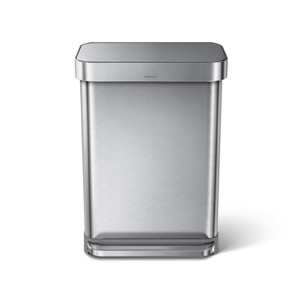 Simplehuman 55L Stainless Steel Rectangular Bin, product image 18
