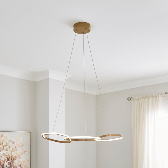 Puddle Linked Hoop 3 Light Adjustable LED Ceiling Light